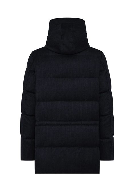 DUNO Parka Piumino Donbart Uomo Navy Scuro in Pura Lana DUNO | Parka | DONBART BOLZANO845